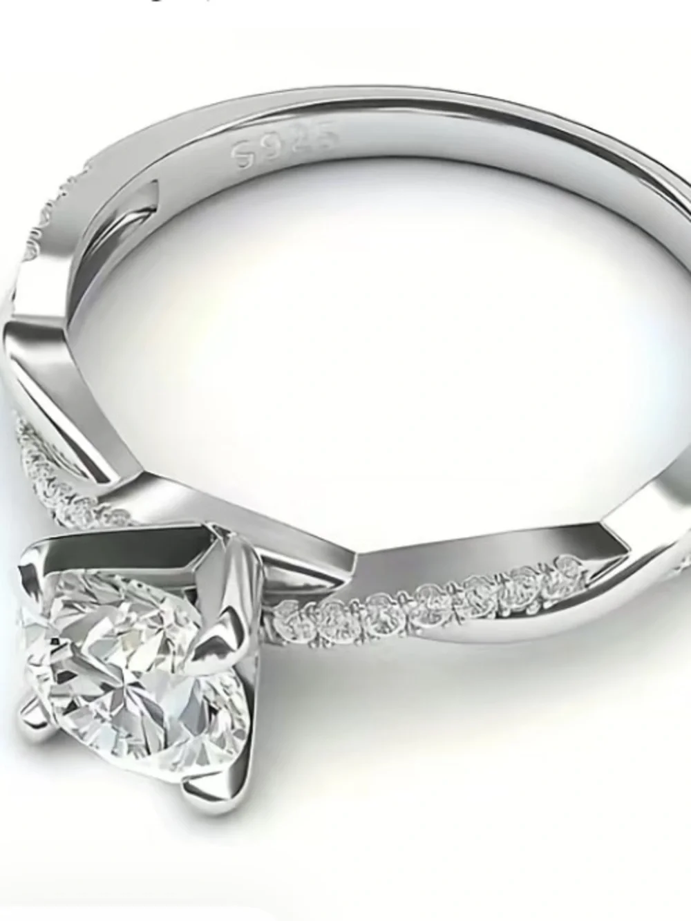 Infinity Band Moissanite Ring: A Circle of Light, A Promise of Forever!